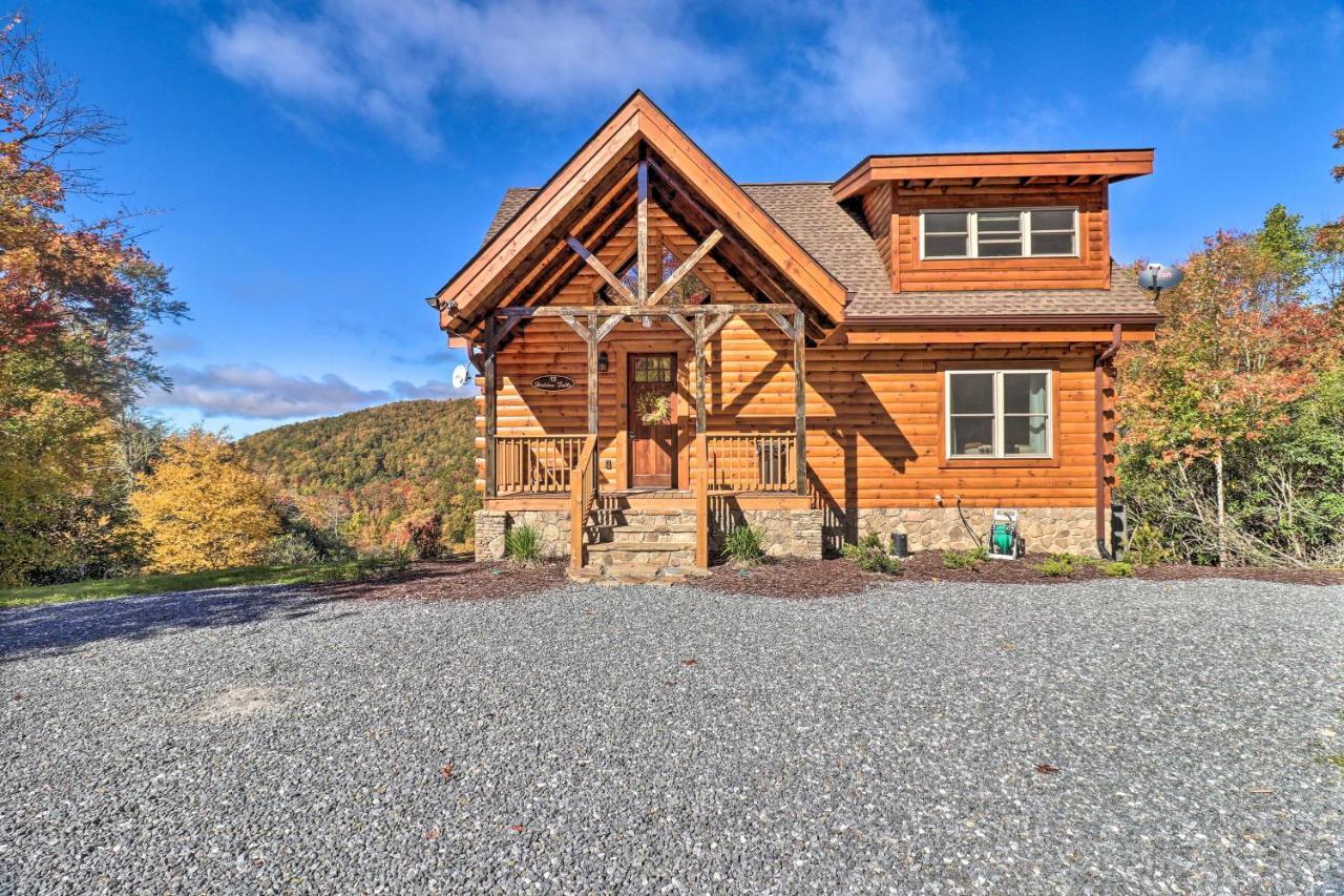 Hilltop Cabin On 5 Acres With Hot Tub And Waterfall! Bryson City Kültér fotó